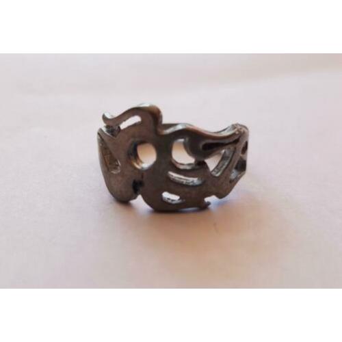 Alchemy ring tin maat 16 1/4