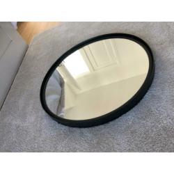 Ronde Spiegel Metaal Zwart “Lauren” Ø56cm