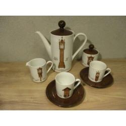 Mitterteich servies theepot koffiepot met klokken