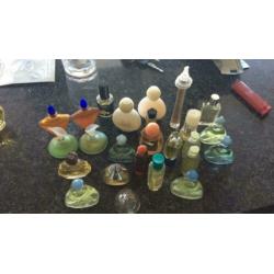 25 Volle miniatuur parfumflesjes 7,5 tot 15ml