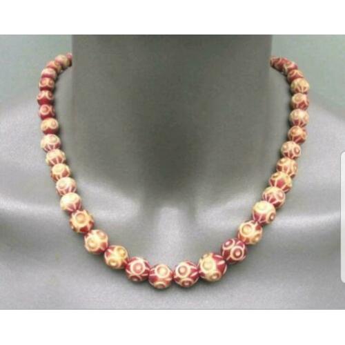 Oxbone Uitgeneden Art Deco Ketting c1925 -