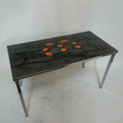 Vintage Belarti tegeltafel met 18 tegels
