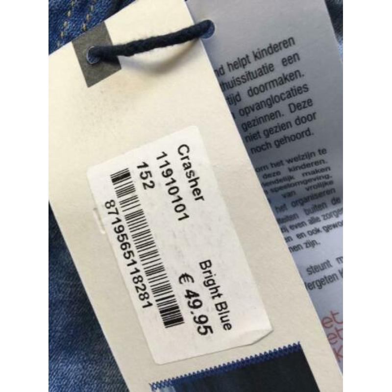 Crush denim blauwe jeans maat 152 nieuw