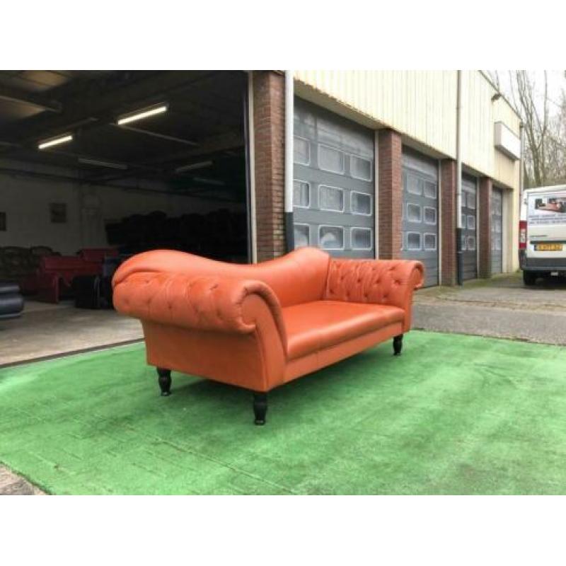 CHESTERFIELD leren bank XXL royaal zgan + GRATIS BEZORGING!