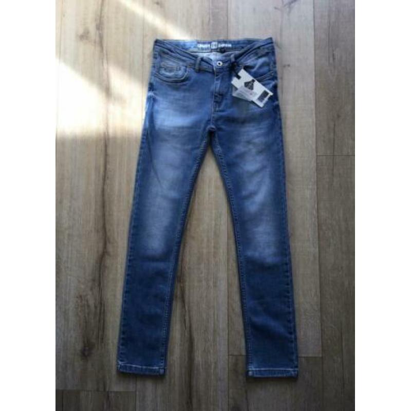Crush denim blauwe jeans maat 152 nieuw
