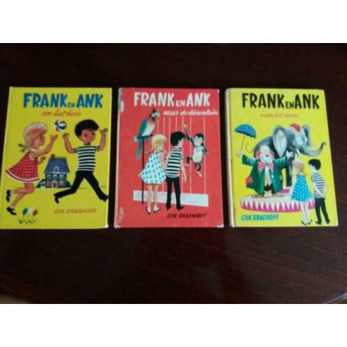 3 boekjes van "Frank en Ank", van schrijver: Cok Grashoff.