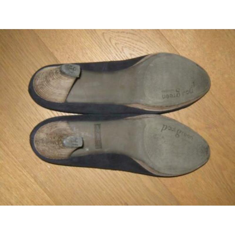 PAUL GREEN SUEDE/LEREN SCHOENEN maat 6,39,5