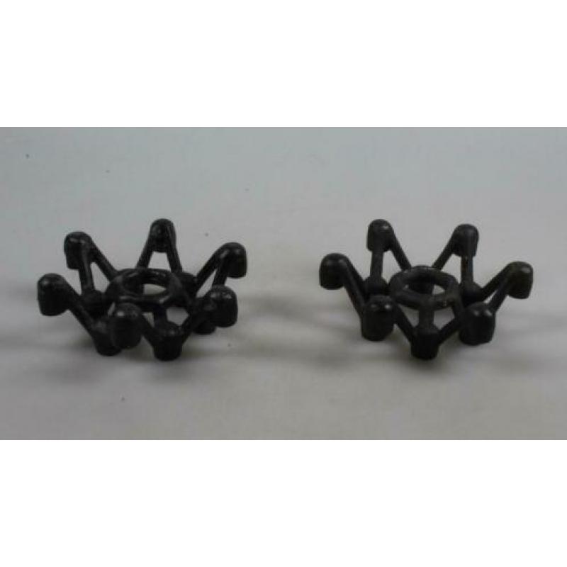 Midcentury metalen kaarsenstandaards deens design, gemaakt i