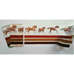 Paard Washi Tape SAMPLES - 55cm x 4 designs