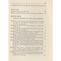 Johannes CALVIJN - Institutie - Deel I,II en III