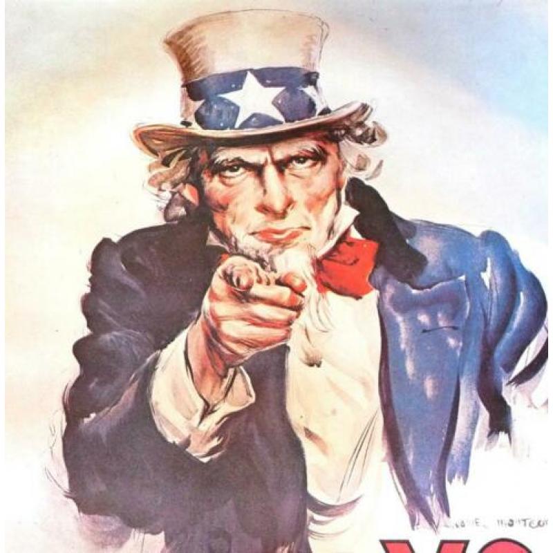 I Want You For US Army - Original Poster - 60 x 82 cm