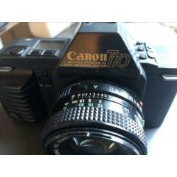 Canon T70 met FD 50mm 1.8 lens