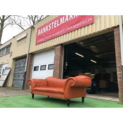CHESTERFIELD leren bank XXL royaal zgan + GRATIS BEZORGING!