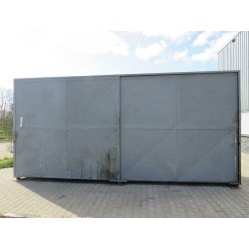 chemiecontainer milieucontainer opslagcontainer schuifdeuren