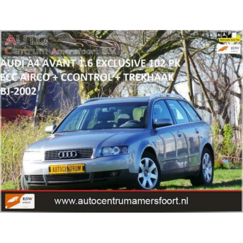 Audi A4 Avant 1.6 Exclusive (AIRCO + INRUIL MOGELIJK )