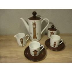 Mitterteich servies theepot koffiepot met klokken