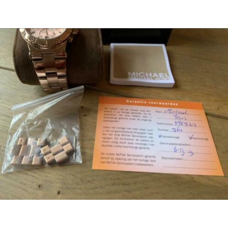 Origineel Michael Kors horloge MK 5324 rosé goud