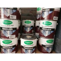 Magazijnleegverkoop Koopmans perkoleum en Impra 2,5 liter