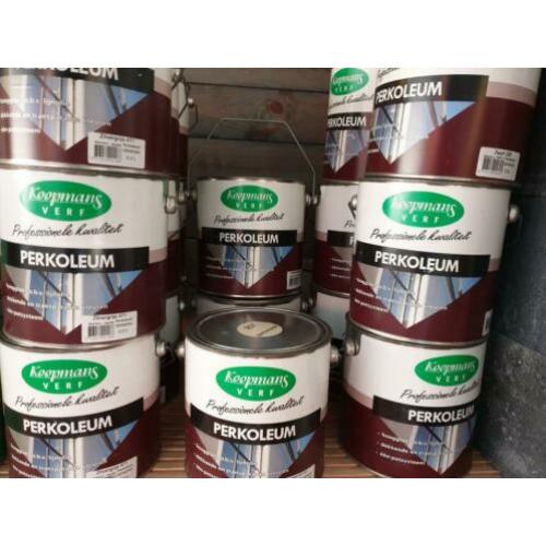 Magazijnleegverkoop Koopmans perkoleum en Impra 2,5 liter