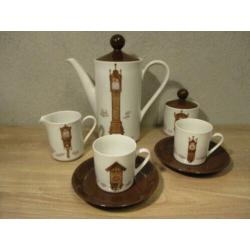 Mitterteich servies theepot koffiepot met klokken