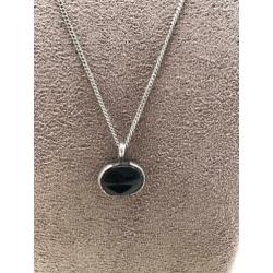 Zilveren onyx set