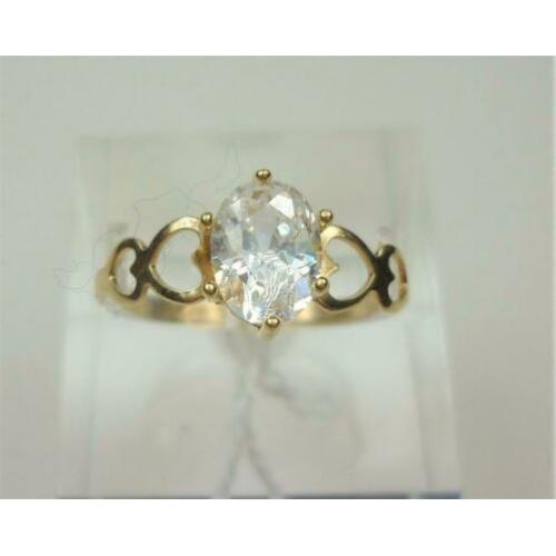 Ring goud met zirkonia / Z6259