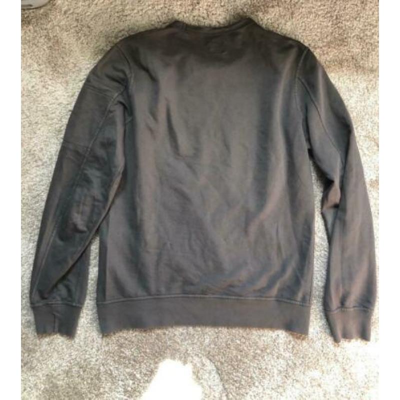 ZGAN! CP Company sweater/trui S taupe/grijs. Géén M/L shirt