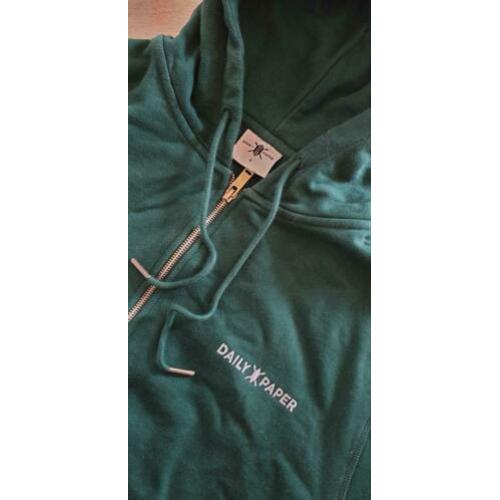 Daily paper zip hoodie heineken groen maat l
