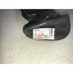 Leren motorhandschoenen (XS)