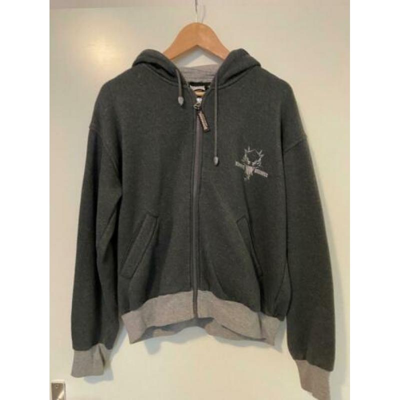 Neophyte Records vest grijs maat M