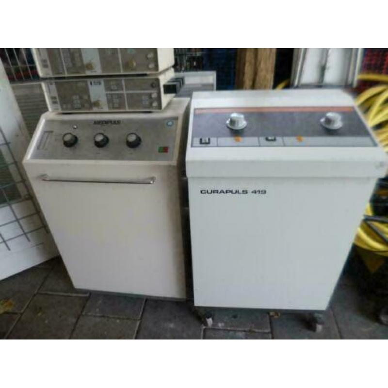 medipuls ,curapuls 419,phyaction 670 en 690 ,fysio machine,s