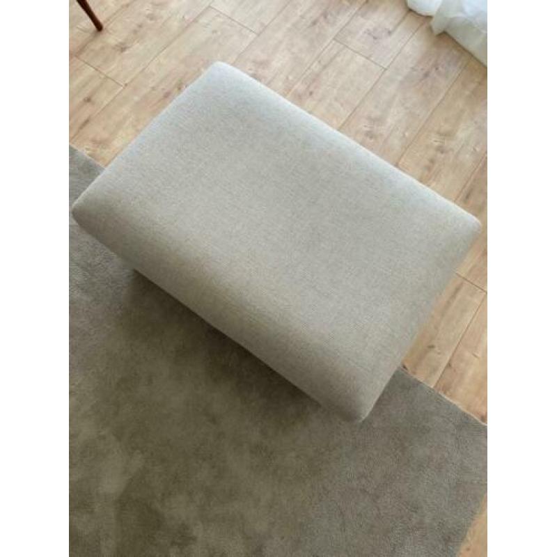 Beige IKEA Nockeby 3-zits en hocker hoes hoezen