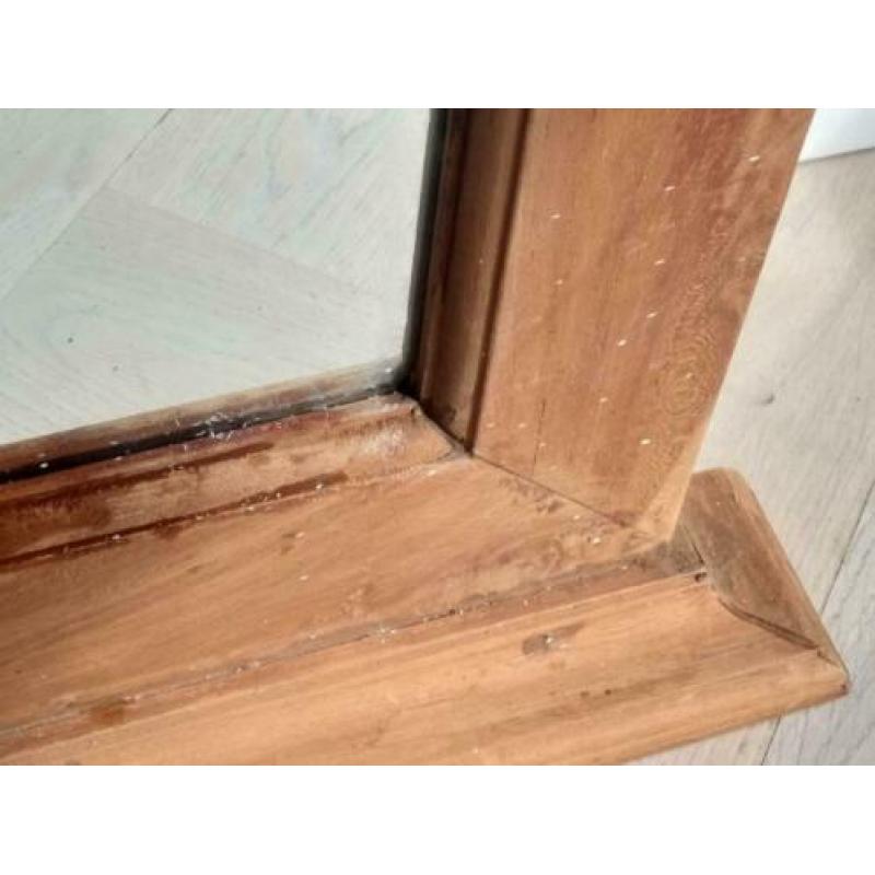 Teak houten spiegel 150 x 85 cm