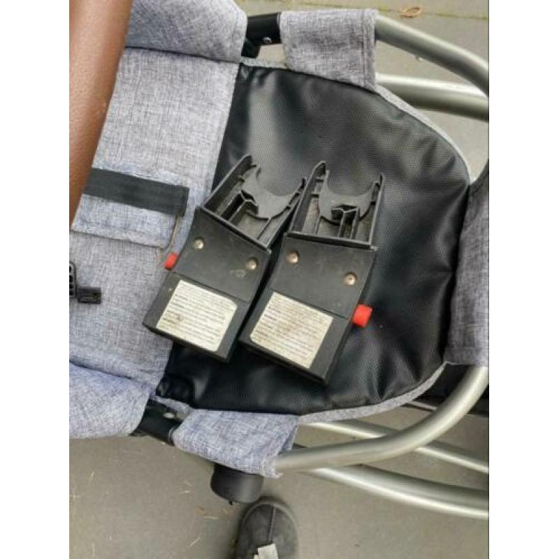 Dubbelle kinderwagen