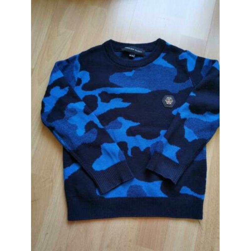 Philipp Plein super gave camouglageprint trui mt 98/104 ZGAN