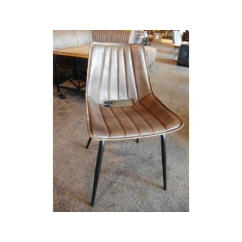 4 Eetkamerstoelen Bistro Taupe