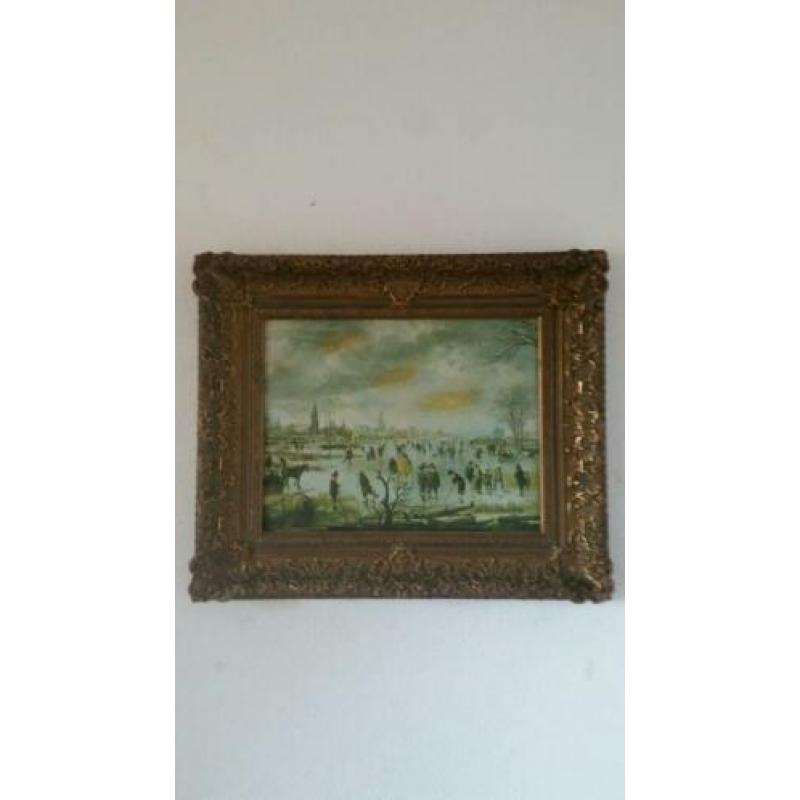 Een prachtig schilderij met hele mooie lijst