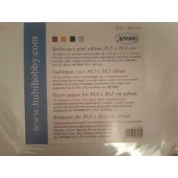 Artemio 3 navulsets voor album 30,5 x 30,5