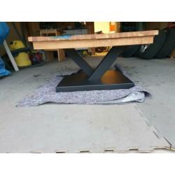 Salontafel massief eikenhout met epoxy