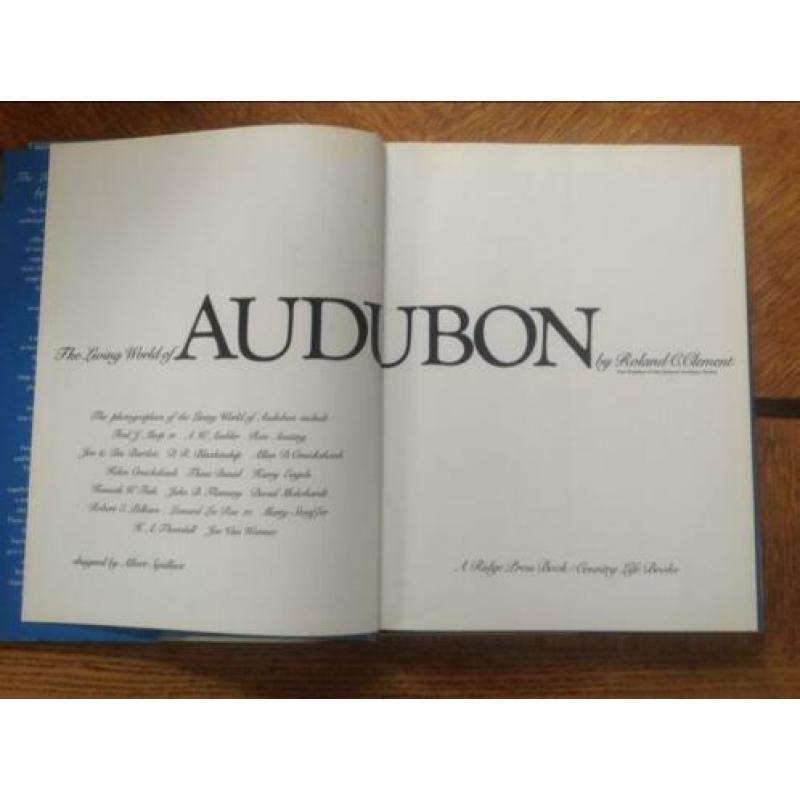 The living world of AUDUBON. Vogels in prenten en foto's.