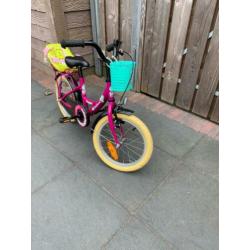 BFK patchwork meisjes fiets 16 inch zgan