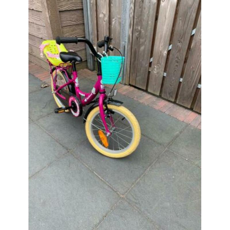 BFK patchwork meisjes fiets 16 inch zgan