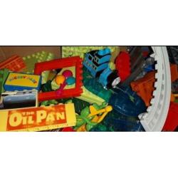 doos met blokken van Mega bloks
