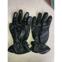 Leren motorhandschoenen (XS)