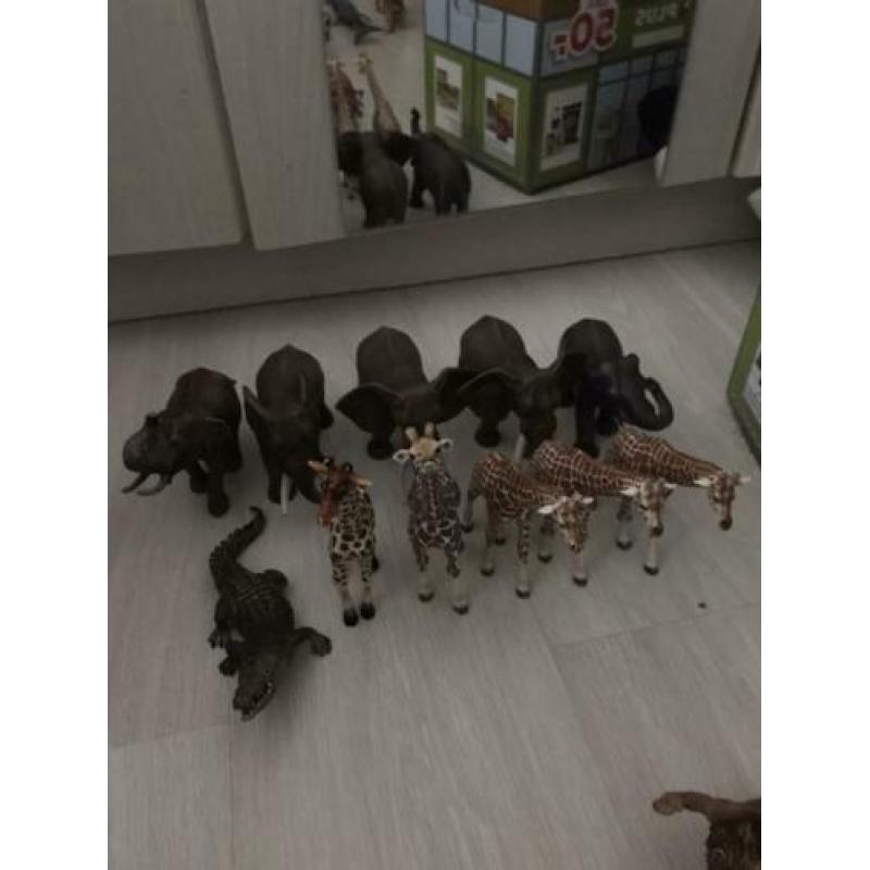 Grote verzameling schleich sleich dieren