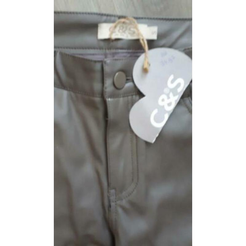 Nieuw skinny lederlook tregging van c&s mt 36