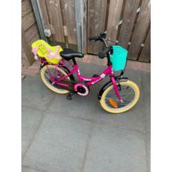 BFK patchwork meisjes fiets 16 inch zgan