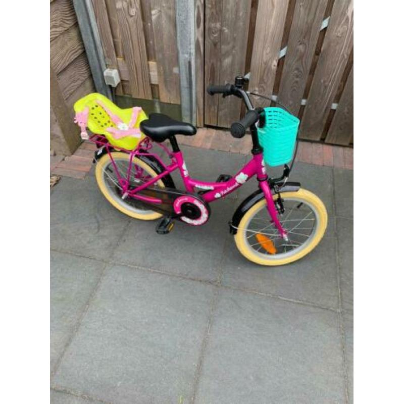 BFK patchwork meisjes fiets 16 inch zgan