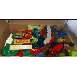 doos met blokken van Mega bloks