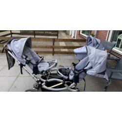 Dubbelle kinderwagen